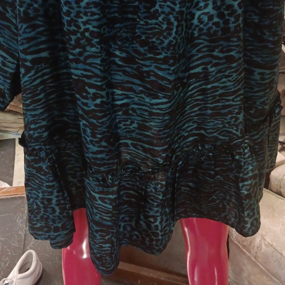 Johnny Was Friday Silk Dress by Calme, Leopard Print - Picture 5 of 8